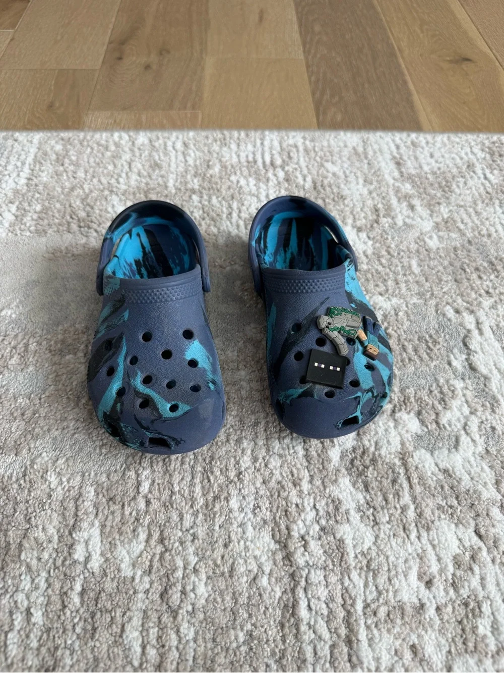 CROCS Kids Marble Navy SZ 12